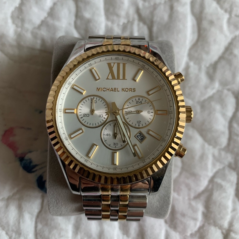 Michael Kors Silver and Gold Men’s Watch